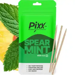 Without Nicotine Spearmint Flavored Toothpicks by Pixx