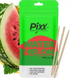 Without Nicotine Watermelon Flavored Toothpicks by Pixx