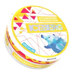 20mg/g Strawberry Banana Gum Nicotine Pouch by Iceberg